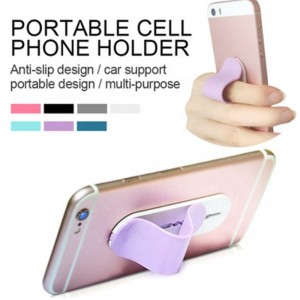 Magic Αυτοκόλλητο Τηλέφωνο Holder Για το iPhone X 8 7 6 6s Plus Ευέλικτη βάση στήριξης τηλεφώνου Finger Ring Holder ώθηση και τραβήξτε τη βάση